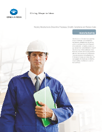 KM, Manufacturing Brochure, Konica-Minolta, Middle Georgia Business Products