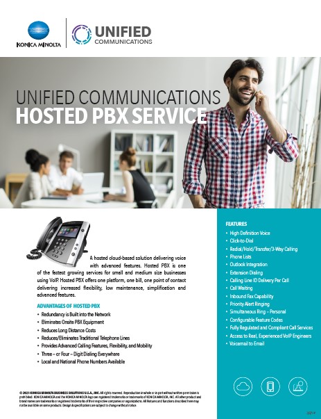Unified Communications, Hosted PBX, Konica Minolta, Middle Georgia Business Products