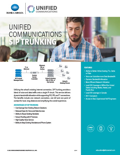 Unified Communications, SIP Trunking, Konica Minolta, Middle Georgia Business Products